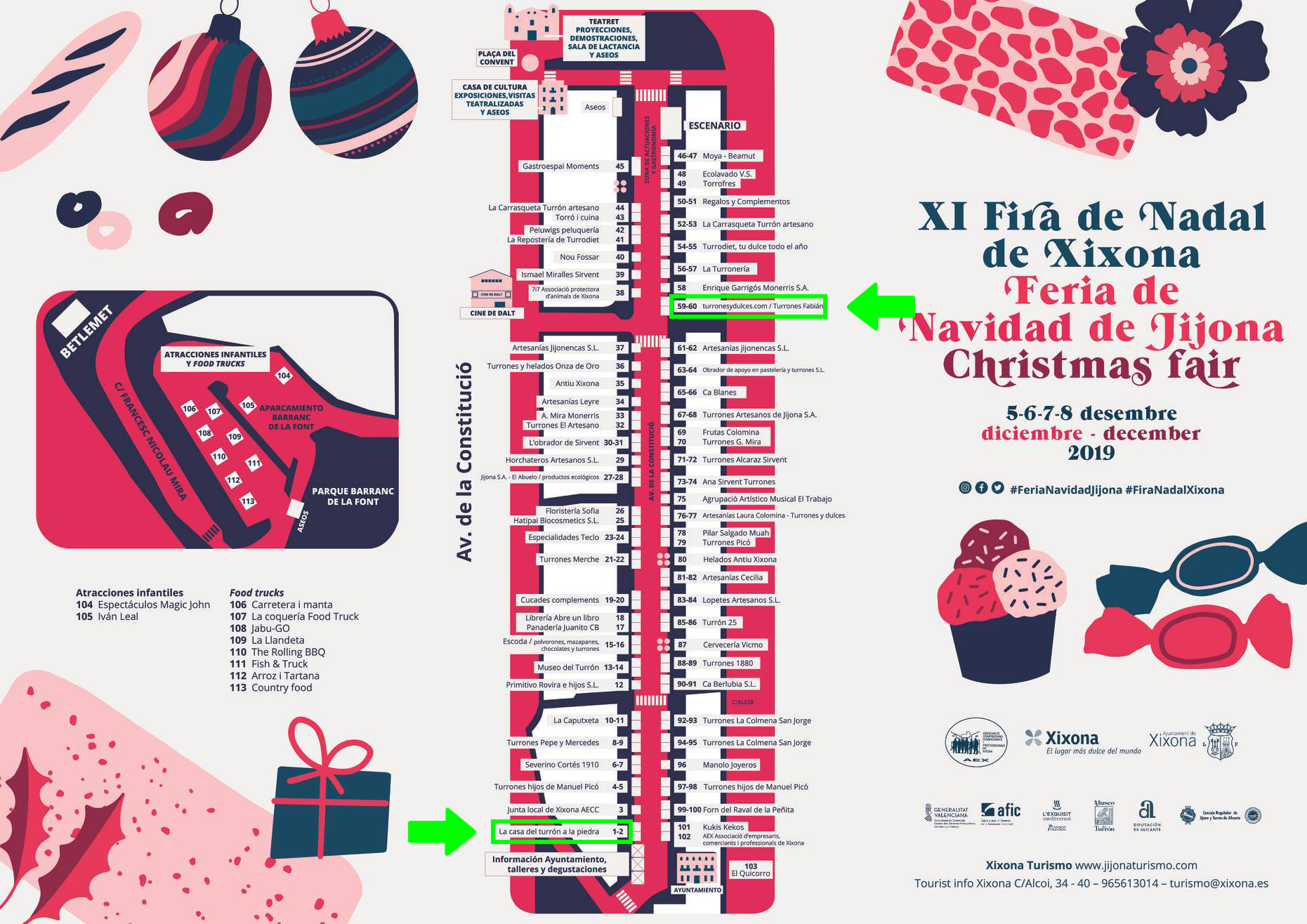 Ubicaci&oacute;n Feria Navidad Jijona