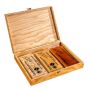 Caja Madera con Tapa para tres Turrones
