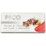 Turrón chocolate con almendra sin azúcar