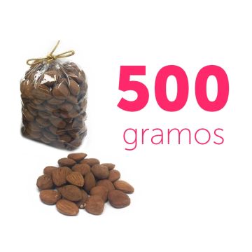 Almendra marcona cruda y con piel