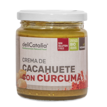 Crema de Cacahuete con Cúrcuma 225g deliCatalia