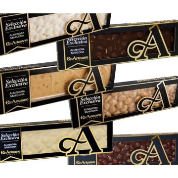 Lote Selección Exclusiva de 5 Turrones - Pack El Artesano