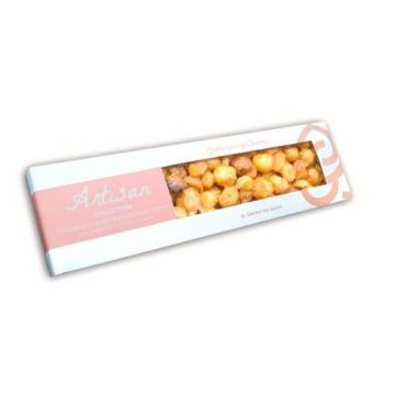 Turron nueces macadamia cristal 220 g.
