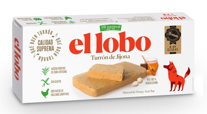 EL LOBO turrón de jijona estuche 250 gr
