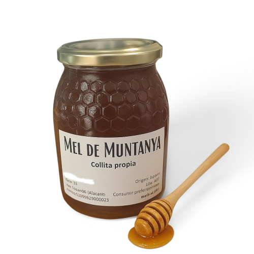 Miel de Montaña Cruda y 100% natural