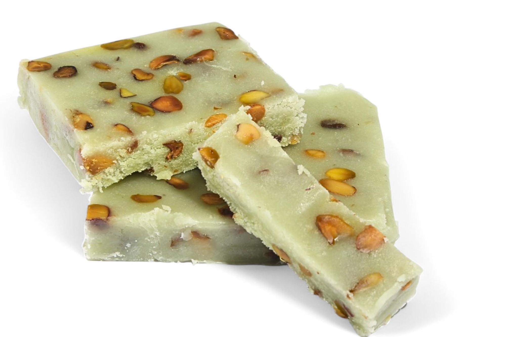 Turr&oacute;n de pistacho blando artesano